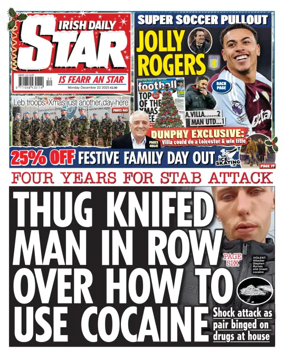 Cover of Irish Daily Star