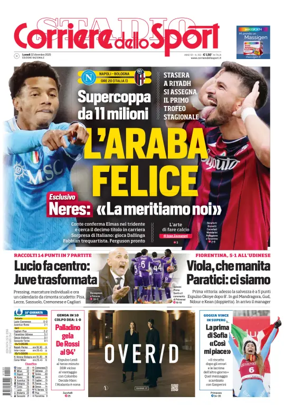 Cover of Corriere dello Sport (Nazionale)