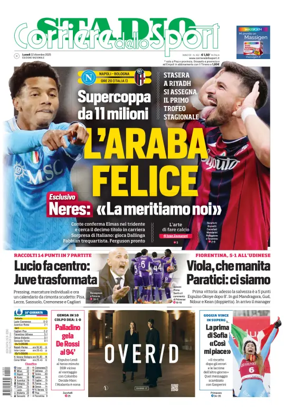 Cover of Corriere dello Sport Stadio (Nazionale)