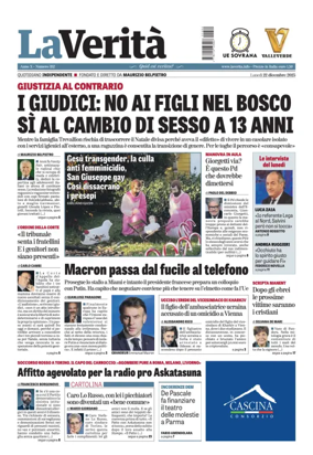 Cover of La Verita (Italia)