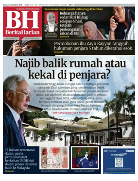 Cover of Berita Harian