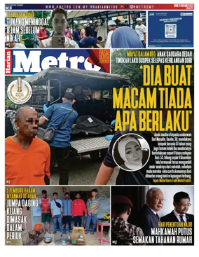 Cover of Harian Metro