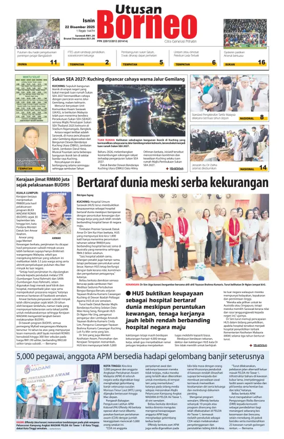 Cover of Utusan Borneo (Sarawak)