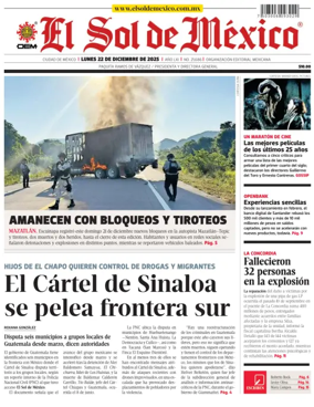 Cover of El Sol de Mexico