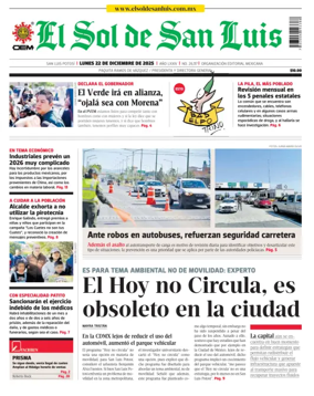 Cover of El Sol de San Luis Potosi
