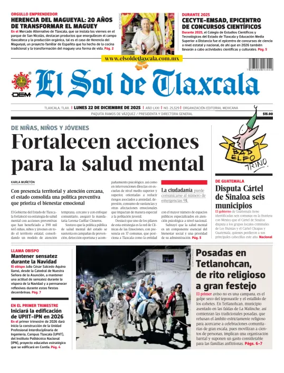 Cover of El Sol de Tlaxcala