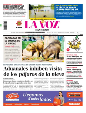 Cover of La Voz de la Frontera