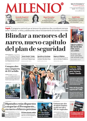 Cover of Milenio Monterrey