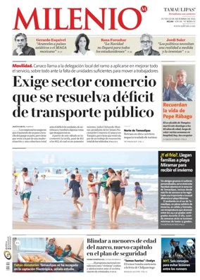 Cover of Milenio Tamaulipas