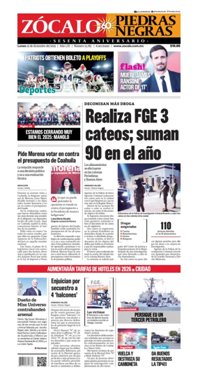 Cover of Zócalo Piedras Negras