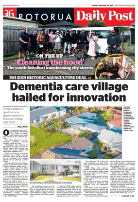 Cover of Rotorua Daily Post