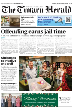 Cover of The Timaru Herald