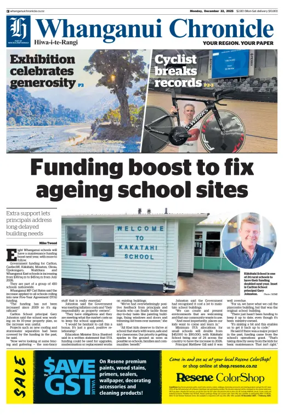 Cover of Wanganui Chronicle