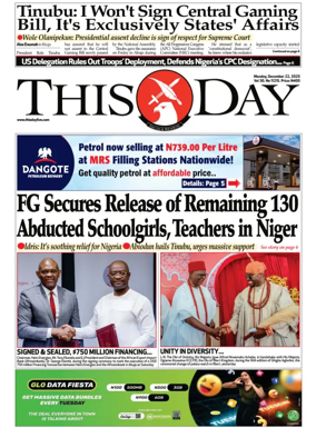 Cover of THISDAY