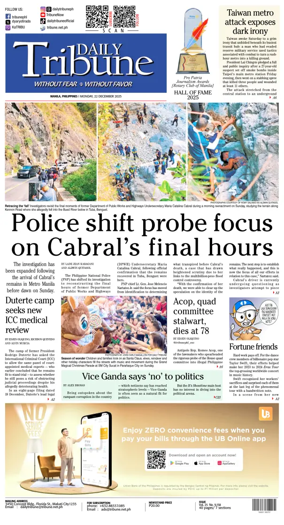 Cover of Daily Tribune (Philippines)