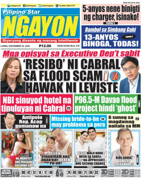 Cover of Pilipino Star Ngayon