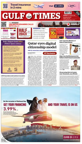 Cover of Gulf Times