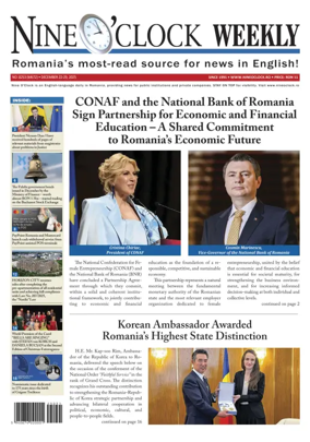 Cover of Nine o clock (Romania) Daily