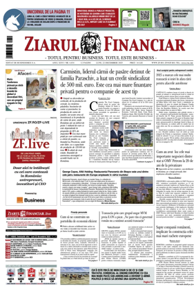 Cover of Ziarul Financiar