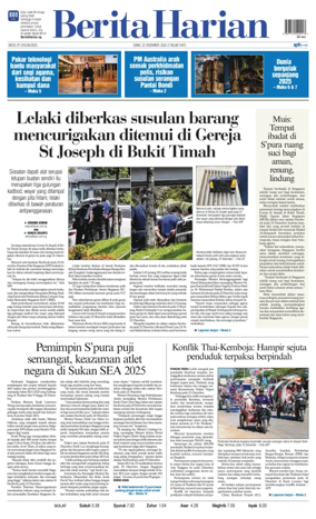 Cover of Berita Harian