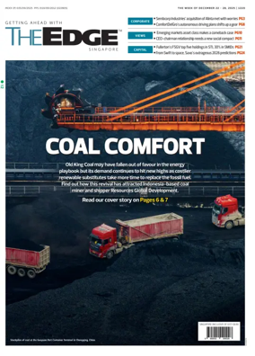 Cover of The Edge Singapore