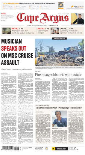 Cover of Cape Argus (PM Edition)