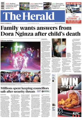 Cover of The Herald (South Africa)