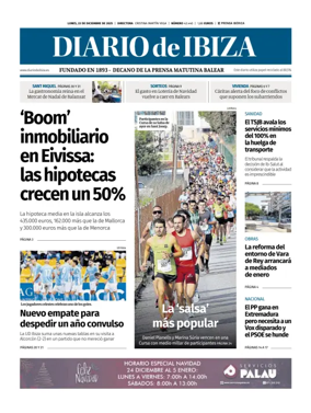 Cover of Diario de Ibiza