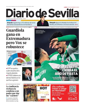 Cover of Diario de Sevilla