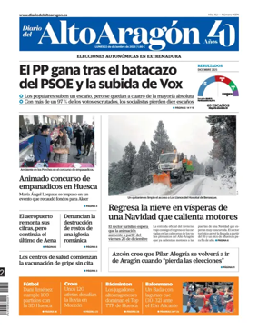Cover of Diario del Alto Aragón