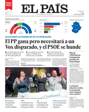 Cover of El País (1ª Edición)