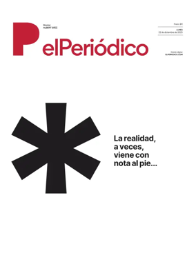 Cover of El Periódico de Catalunya (Castellano)