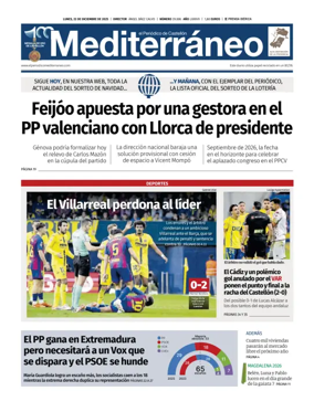 Cover of El Periodico Mediterraneo
