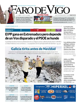 Cover of Faro de Vigo (Ourense)