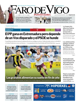 Cover of Faro de Vigo (Pontevedra)