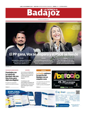 Cover of La Cronica de Badajoz BE