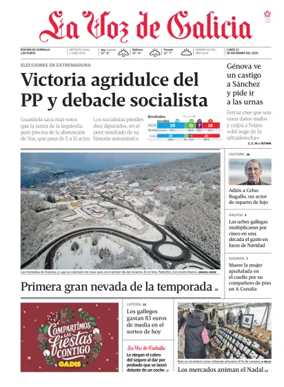 Cover of La Voz de Galicia (Carballo)