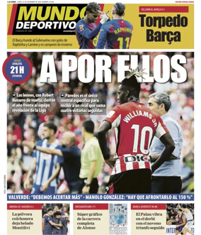 Cover of Mundo Deportivo (Bizkaia-Araba)