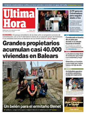 Cover of Ultima Hora