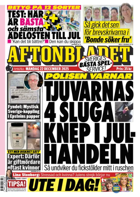 Cover of Aftonbladet