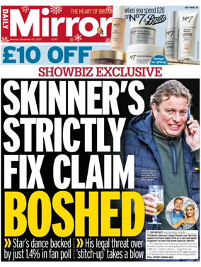 Cover of Daily Mirror