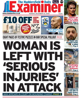 Cover of Huddersfield Daily Examiner