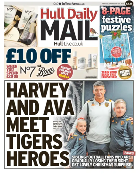 Cover of Hull Daily Mail