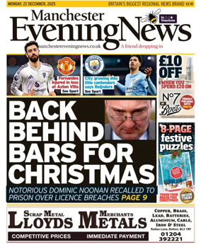 Cover of Manchester Evening News