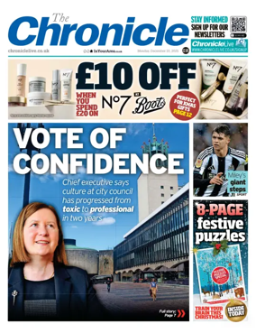 Cover of The Chronicle (South Tyneside and Durham)