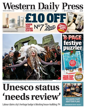 Cover of Western Daily Press