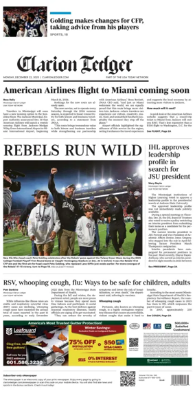 Cover of Clarion Ledger