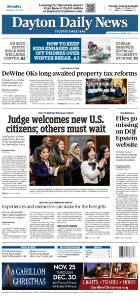 Cover of Dayton Daily News