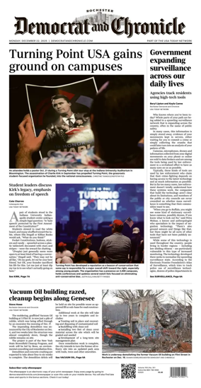 Cover of Democrat and Chronicle