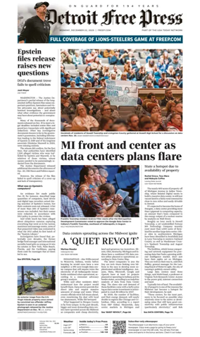 Cover of Detroit Free Press